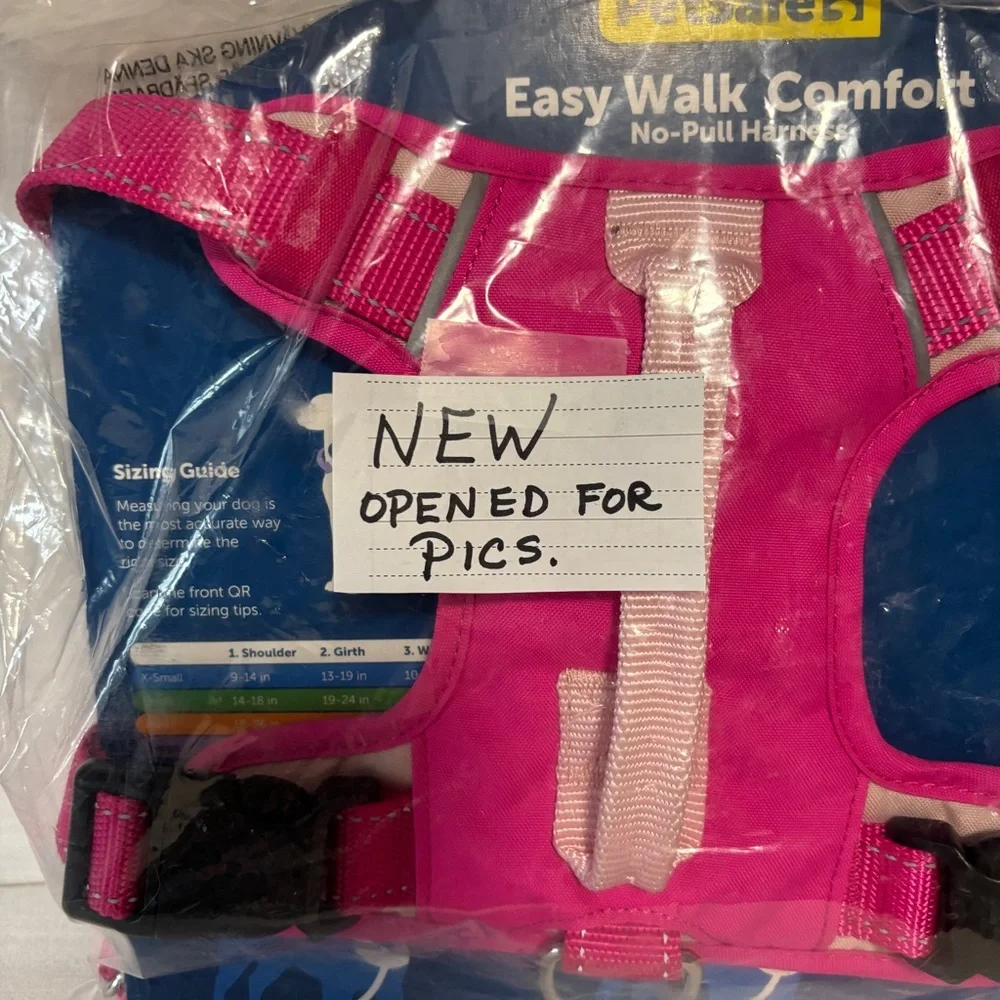 NWT PetSafe Easy Walk Comfort No-Pull Dog Harness Pink Size LG 75-130